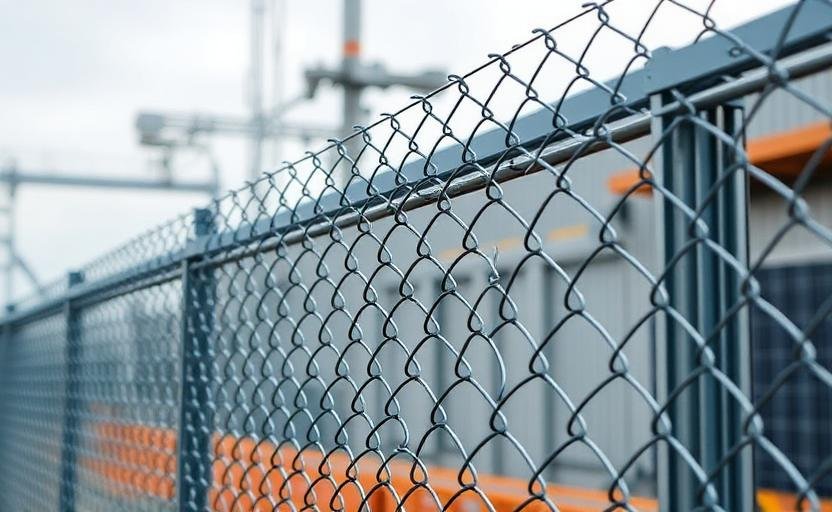 Professional commercial fencing installation