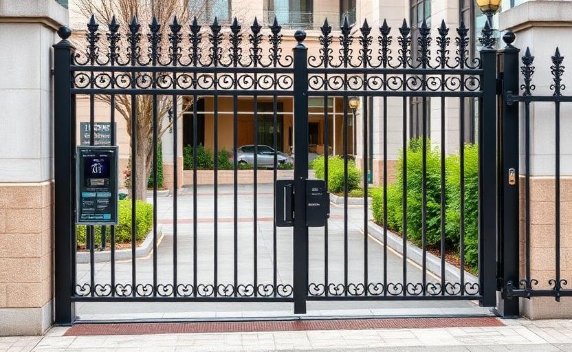 Professional commercial fencing in Boise